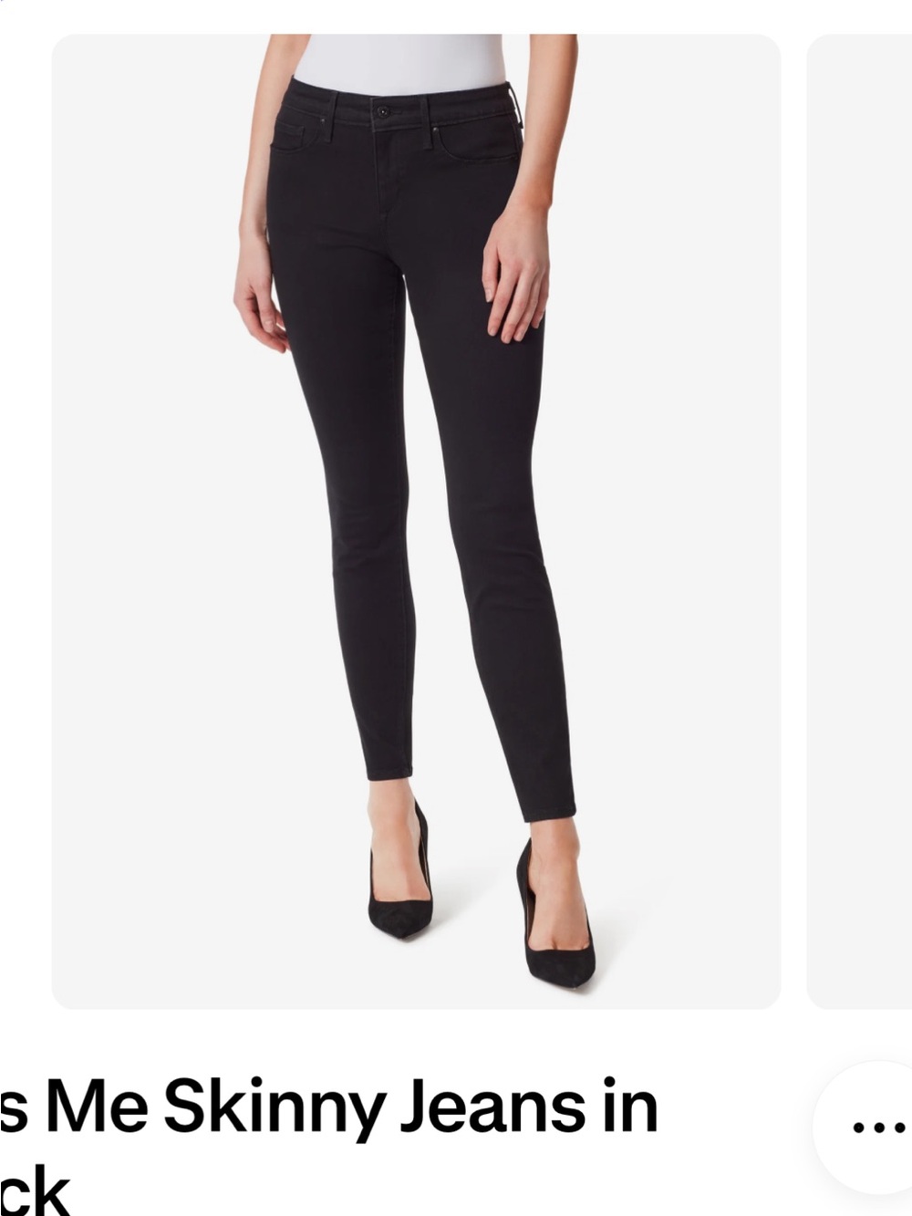 Jessica Simpson Black Skinny Jeans - Sleek Stretch Fit